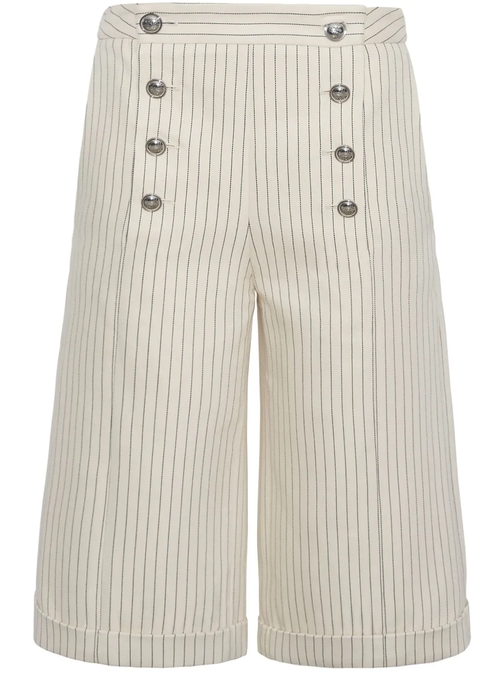 Твиловые шорты в тонкую полоску Adam Lippes, нейтральный
Твиловые шорты в тонкую полоску Adam Lippes, нейтральный