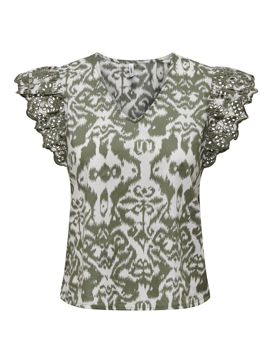 Блузка ONLY ONLLou, оливковый 
Блузка ONLY ONLLou, оливковый