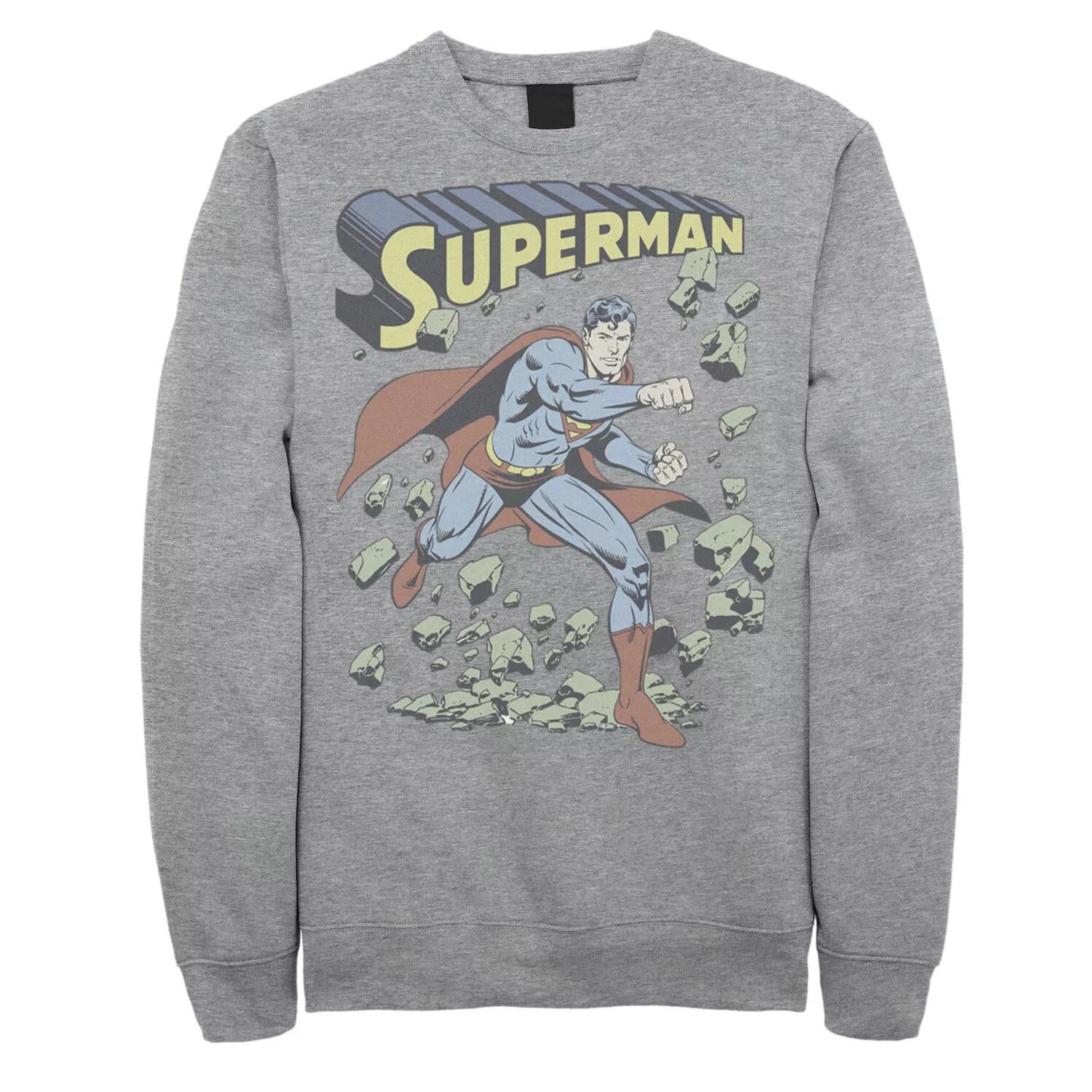 Мужской свитшот с винтажным плакатом Superman With Rocks DC Comics
Мужской свитшот с винтажным плакатом Superman With Rocks DC Comics