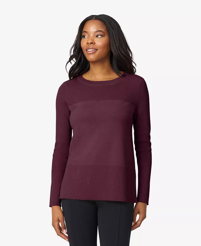 Женский ребристый свитер с вырезом-лодочкой Melissa Paige, красный
Женский ребристый свитер с вырезом-лодочкой Melissa Paige, красный