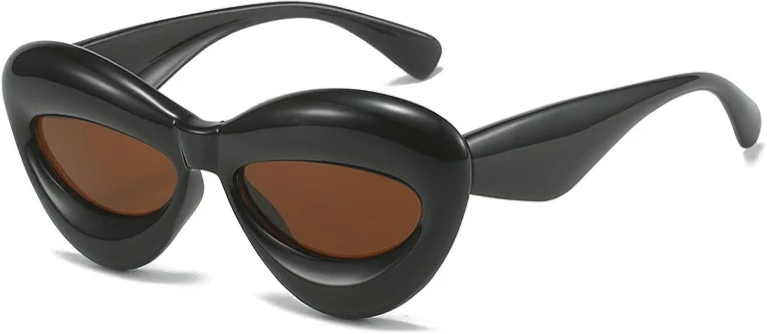 Ретро-солнцезащитные очки «кошачий глаз» ярких цветов для женщин, модные овальные линзы, защита от УФ-излучения UV400, мужские солнцезащитные очки желтого и розового цвета WNCKSQ, Black Tea
Ретро-солнцезащитные очки «кошачий глаз» ярких цветов для женщин, модные овальные линзы, защита от УФ-излучения UV400, мужские солнцезащитные очки желтого и розового цвета WNCKSQ, Black Tea