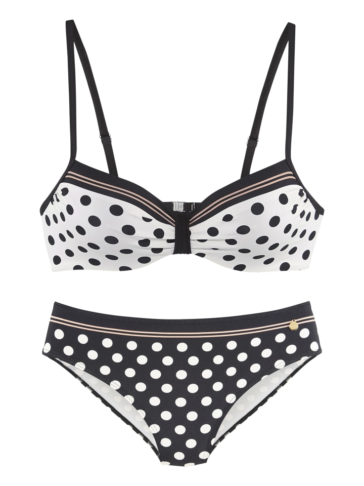 Комплект бикини LASCANA, цвет schwarz/creme
Комплект бикини LASCANA, цвет schwarz/creme
