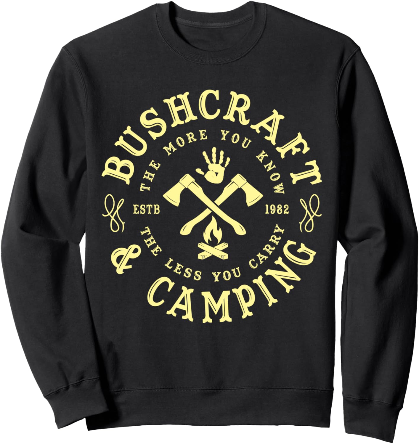 Толстовка Camp Bushcraft Survival Gifts & Shirts Inc, черная Camping Outdoor Hiking Bushcraft
Толстовка Camp Bushcraft Survival Gifts & Shirts Inc, черная Camping Outdoor Hiking Bushcraft