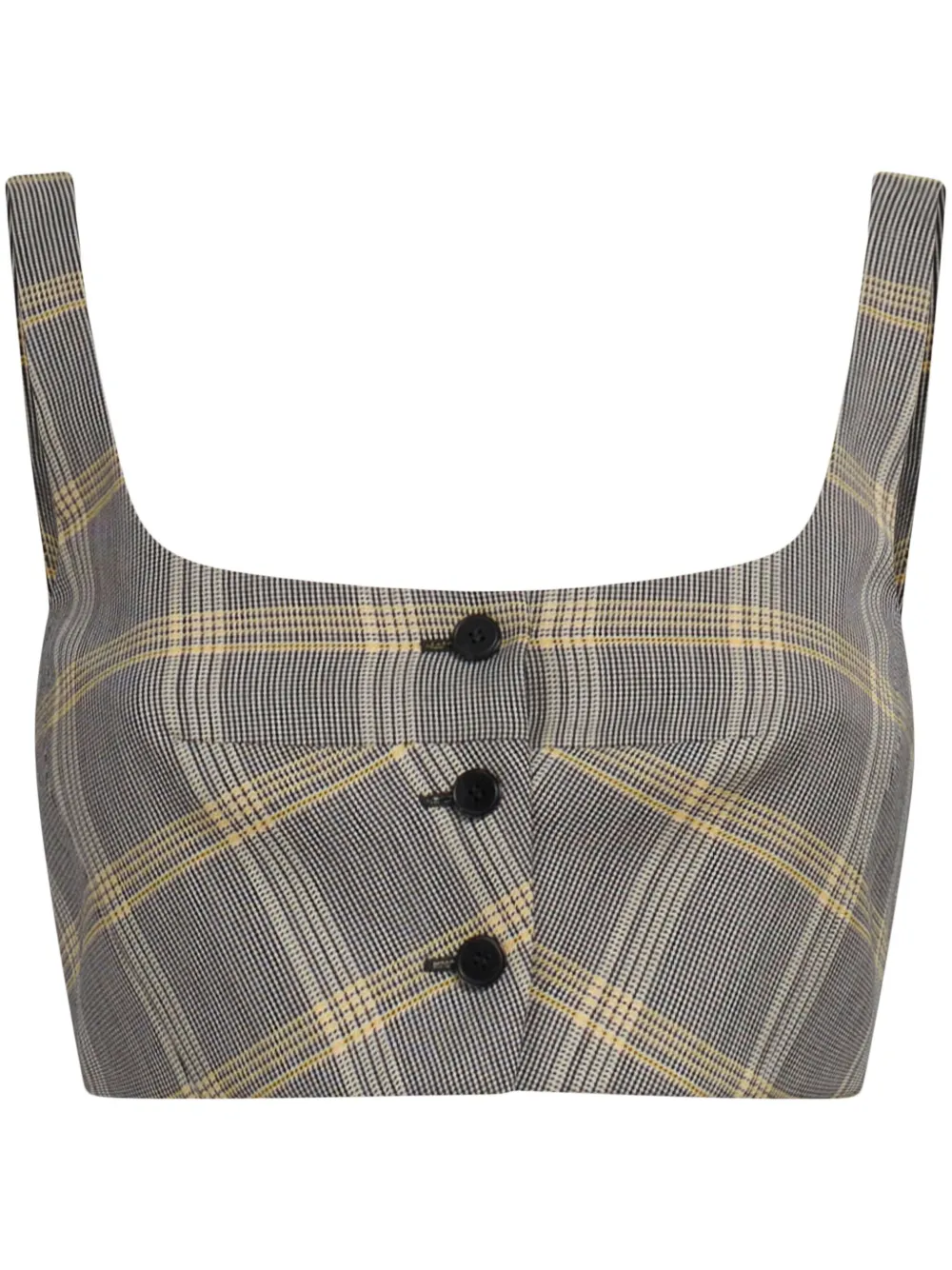 Укороченный топ из смесовой вирджинской шерсти Marni, серый
Укороченный топ из смесовой вирджинской шерсти Marni, серый