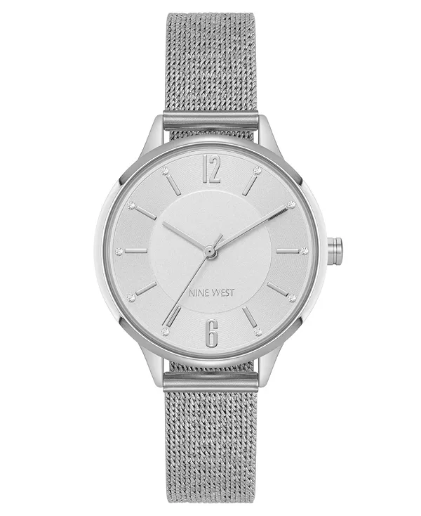Женские кварцевые часы Capital из нержавеющей стали серебристого оттенка с сетчатым механизмом, 34 мм Nine West, silver-tone
Женские кварцевые часы Capital из нержавеющей стали серебристого оттенка с сетчатым механизмом, 34 мм Nine West, silver-tone