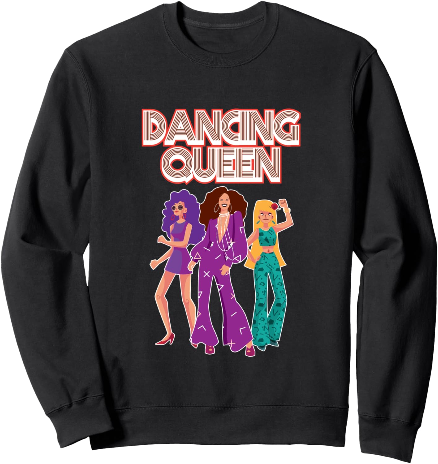 Веселая толстовка в стиле диско-клуба 1970-х годов с надписью Dancing Queen Vintage Retro Seventies Lover Gear And Supplies, черный
Веселая толстовка в стиле диско-клуба 1970-х годов с надписью Dancing Queen Vintage Retro Seventies Lover Gear And Supplies, черный