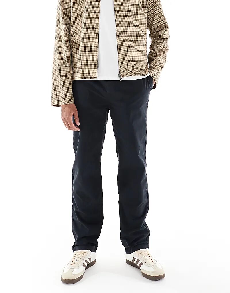 Прямые брюки-чинос Lyle & Scott цвета «угольно-черный»
Прямые брюки-чинос Lyle & Scott цвета «угольно-черный»