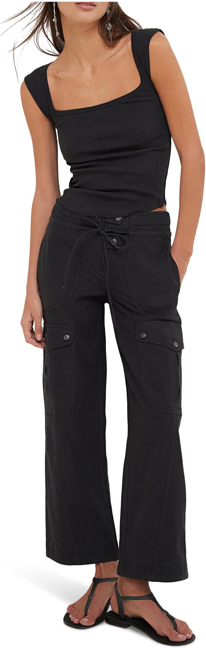 Брюки Free People Park Ave Pants, Black
Брюки Free People Park Ave Pants, Black