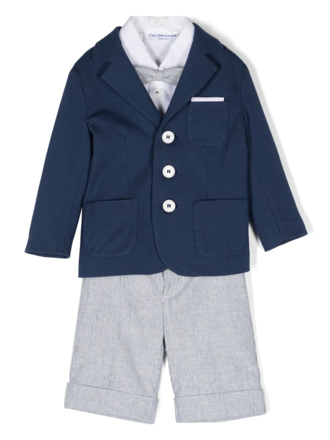 Костюм-тройка с однобортным пиджаком Colorichiari, синий
Костюм-тройка с однобортным пиджаком Colorichiari, синий