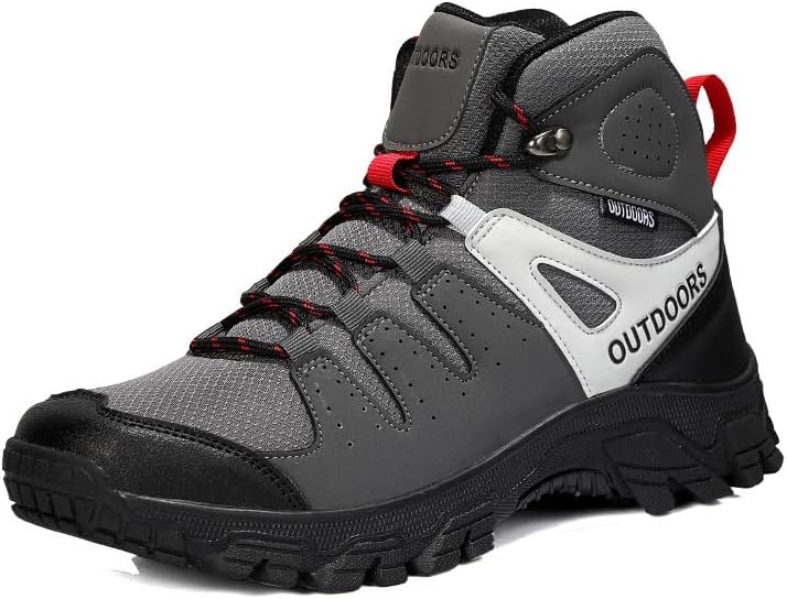 Мужские походные кроссовки средней высоты для треккинга на открытом воздухе, противоскользящие легкие трекинговые обувь для путешествий, походов и работы Qacksv, серый
Мужские походные кроссовки средней высоты для треккинга на открытом воздухе, противоскользящие легкие трекинговые обувь для путешествий, походов и работы Qacksv, серый