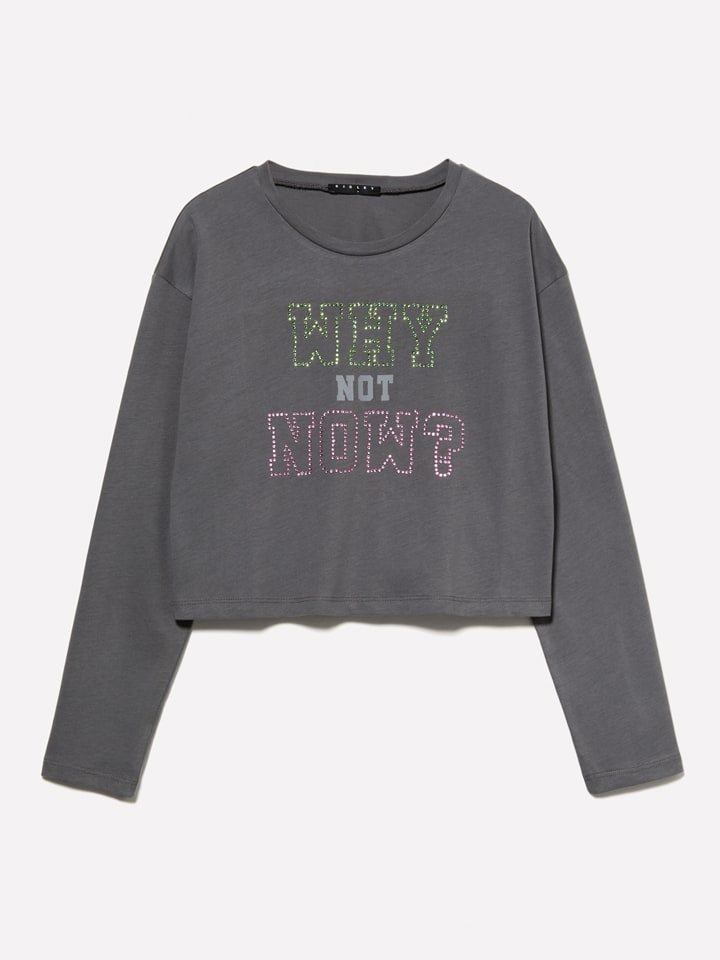 Sisley Футболка с длинными рукавами серого цвета
Sisley Футболка с длинными рукавами серого цвета