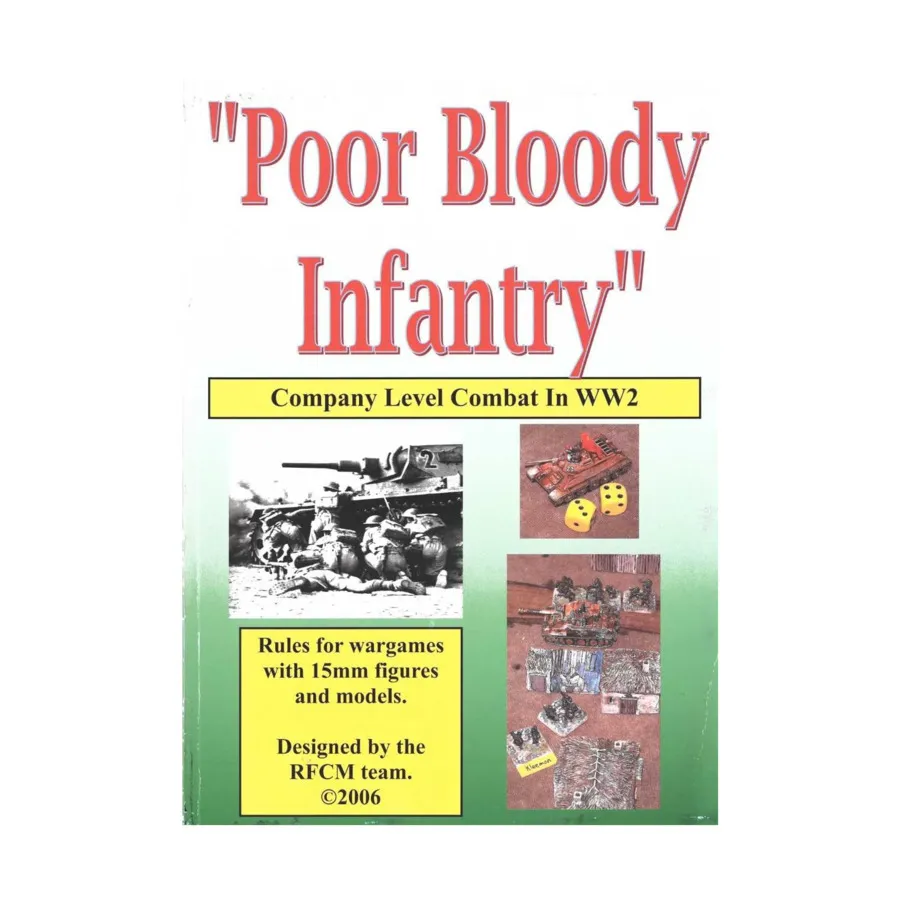 Бедная кровавая пехота, Miniature Rules (RFCM)
Бедная кровавая пехота, Miniature Rules (RFCM)