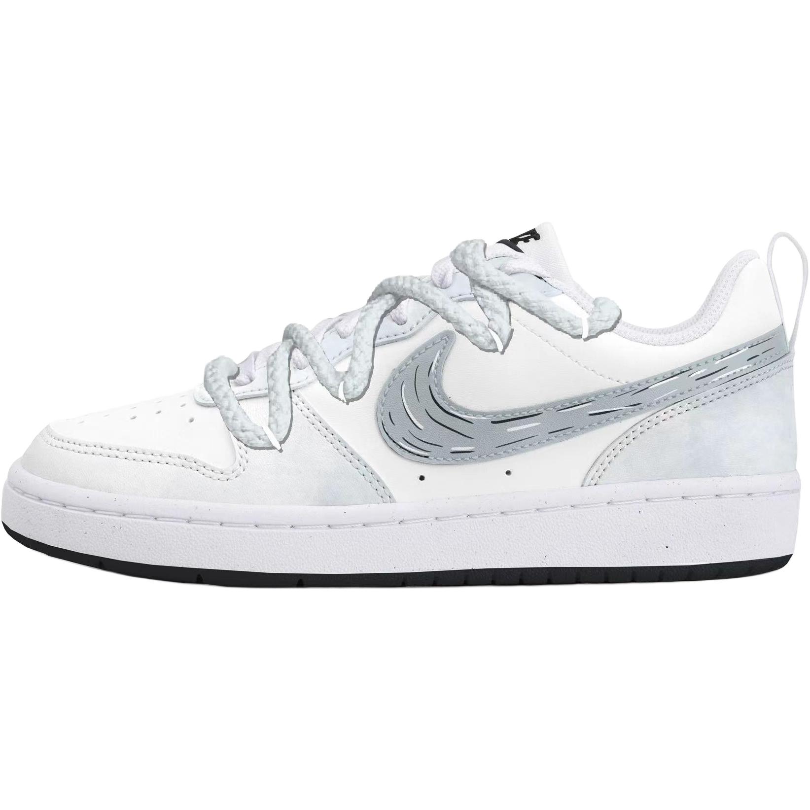 Nike Court Borough 2 Low top Skateboard Shoes White Gray Teenagers
Nike Court Borough 2 Low top Skateboard Shoes White Gray Teenagers