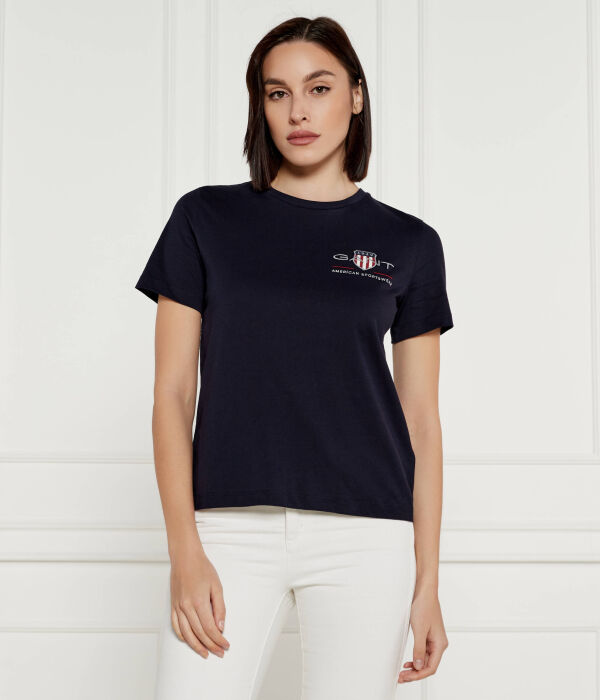 Футболка женская Gant с принтом, синий
Футболка женская Gant с принтом, синий