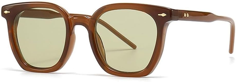 Винтажные квадратные женские солнцезащитные очки в стиле панк с заклепками, защита от УФ-излучения UV400, модные градиентные очки, мужские темно-зеленые солнцезащитные очки LXLHWN, Tea Light Green
Винтажные квадратные женские солнцезащитные очки в стиле панк с заклепками, защита от УФ-излучения UV400, модные градиентные очки, мужские темно-зеленые солнцезащитные очки LXLHWN, Tea Light Green