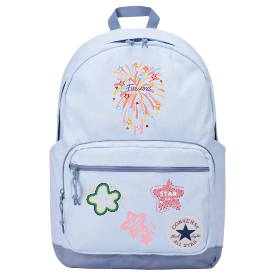 Converse Полиэстеровый рюкзак среднего размера унисекс светло-дымчато-серый, Firework Graffiti
Converse Полиэстеровый рюкзак среднего размера унисекс светло-дымчато-серый, Firework Graffiti