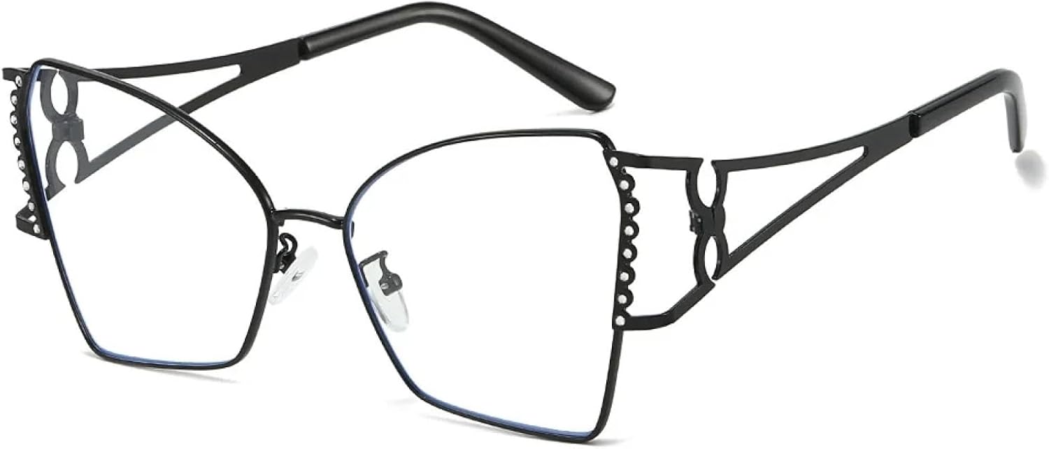 Модные солнцезащитные очки в форме «кошачий глаз» из металла для женщин, защита от УФ-излучения UV400, качественные стильные солнцезащитные очки для мужчин TKKTLLT, Black Clear
Модные солнцезащитные очки в форме «кошачий глаз» из металла для женщин, защита от УФ-излучения UV400, качественные стильные солнцезащитные очки для мужчин TKKTLLT, Black Clear