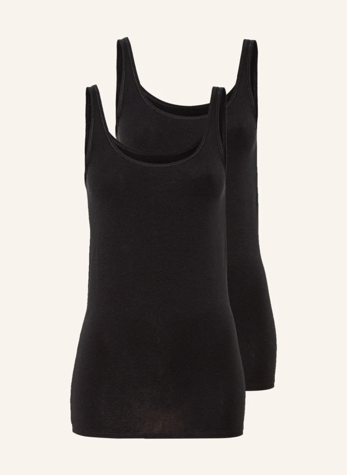 В упаковке 2 топа 95/5 Schiesser, черный
В упаковке 2 топа 95/5 Schiesser, черный