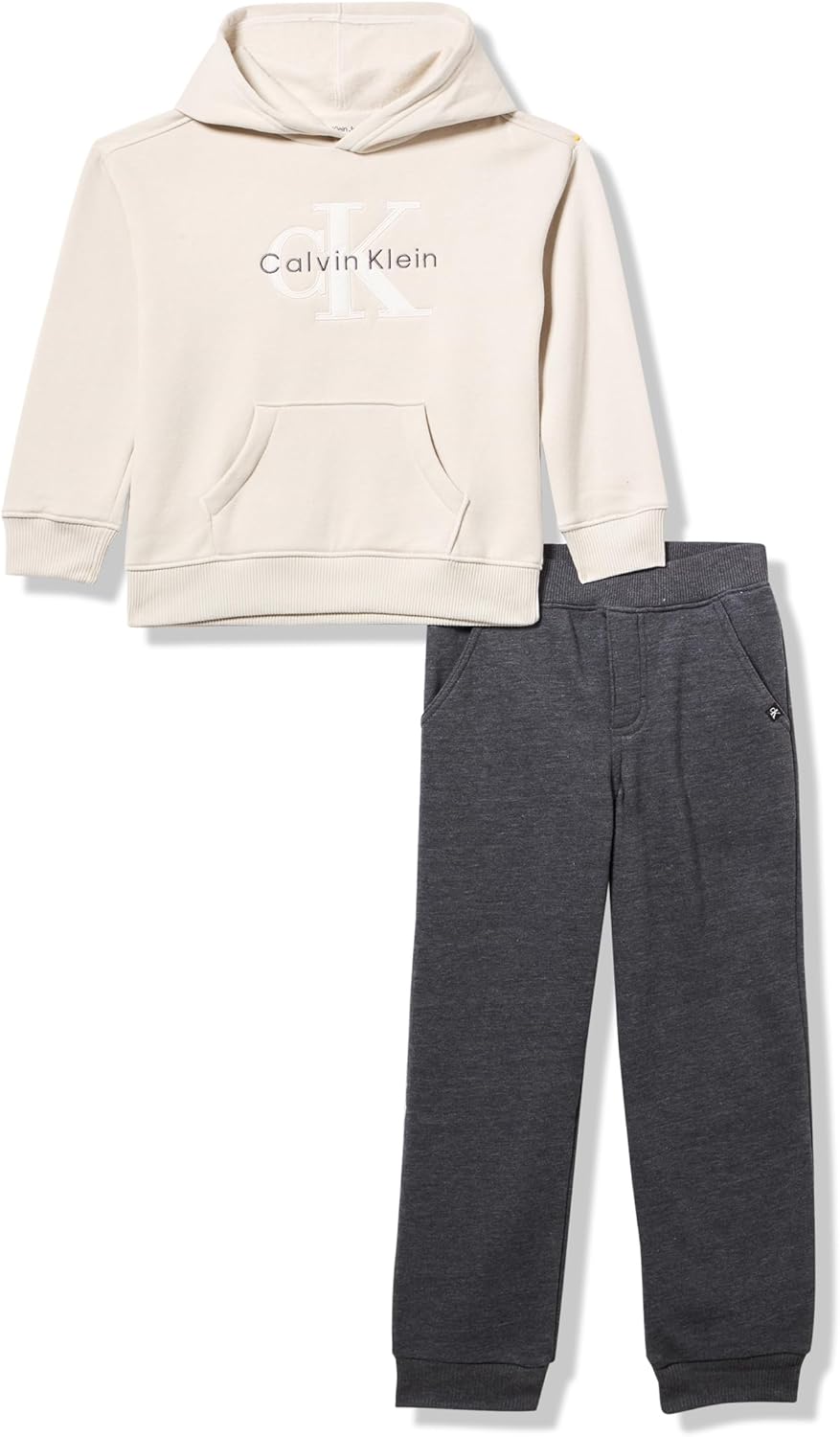 Комплект из двух предметов для бега с капюшоном Calvin Klein для мальчиков, Silver Birch/Stealth Heather
Комплект из двух предметов для бега с капюшоном Calvin Klein для мальчиков, Silver Birch/Stealth Heather