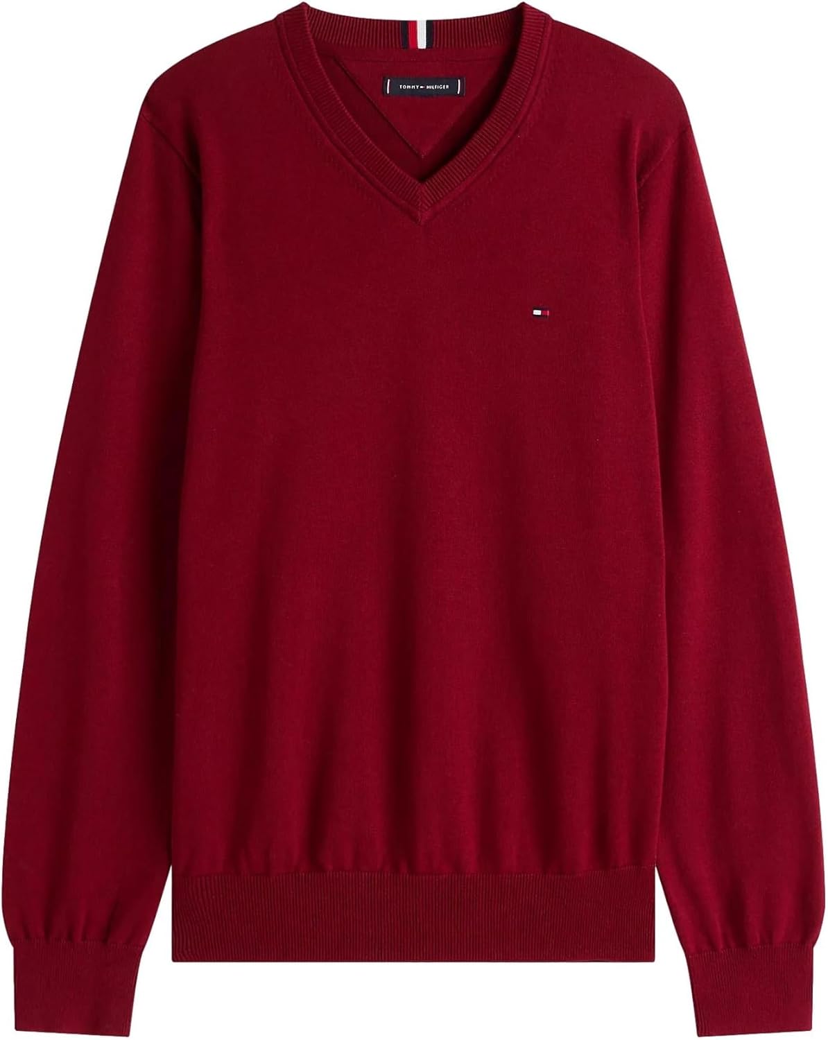 Мужской культовый хлопковый свитер с V-образным вырезом TOMMY HILFIGER из коллекции 2025 года, Rouge
Мужской культовый хлопковый свитер с V-образным вырезом TOMMY HILFIGER из коллекции 2025 года, Rouge