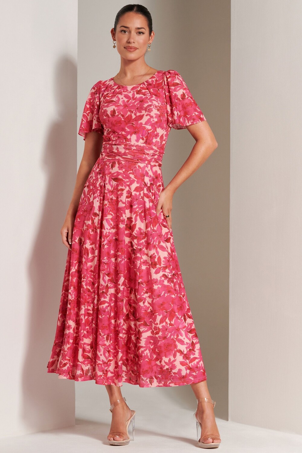 Платье макси из сетки с принтом Elvira Jolie Moi, розовый
Платье макси из сетки с принтом Elvira Jolie Moi, розовый