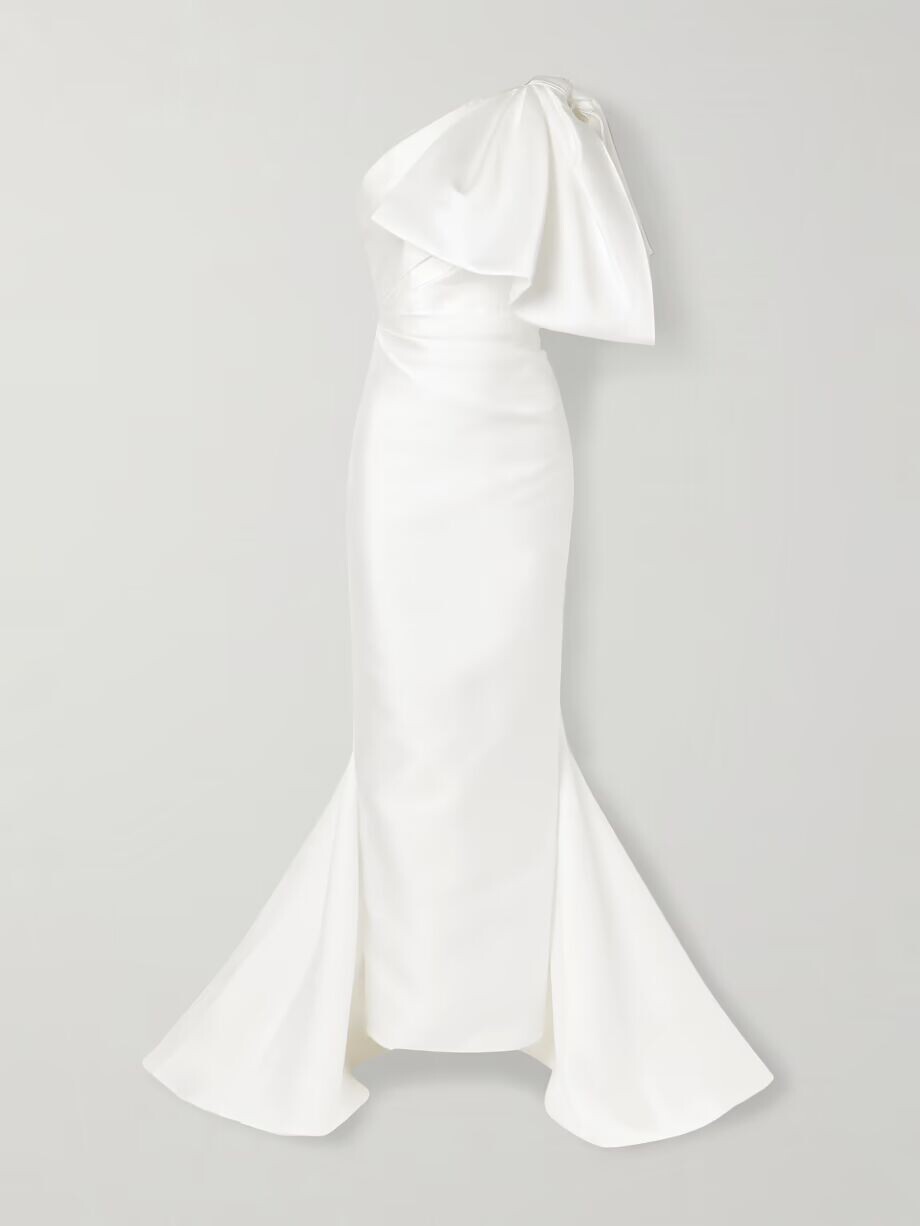 Платье Priya из атласного твила со сборками на одно плечо Solace London, белый
Платье Priya из атласного твила со сборками на одно плечо Solace London, белый