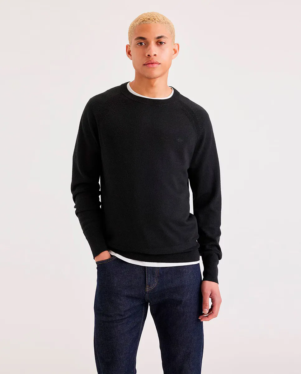 Мужской свитер с круглым вырезом Dockers, черный
Мужской свитер с круглым вырезом Dockers, черный