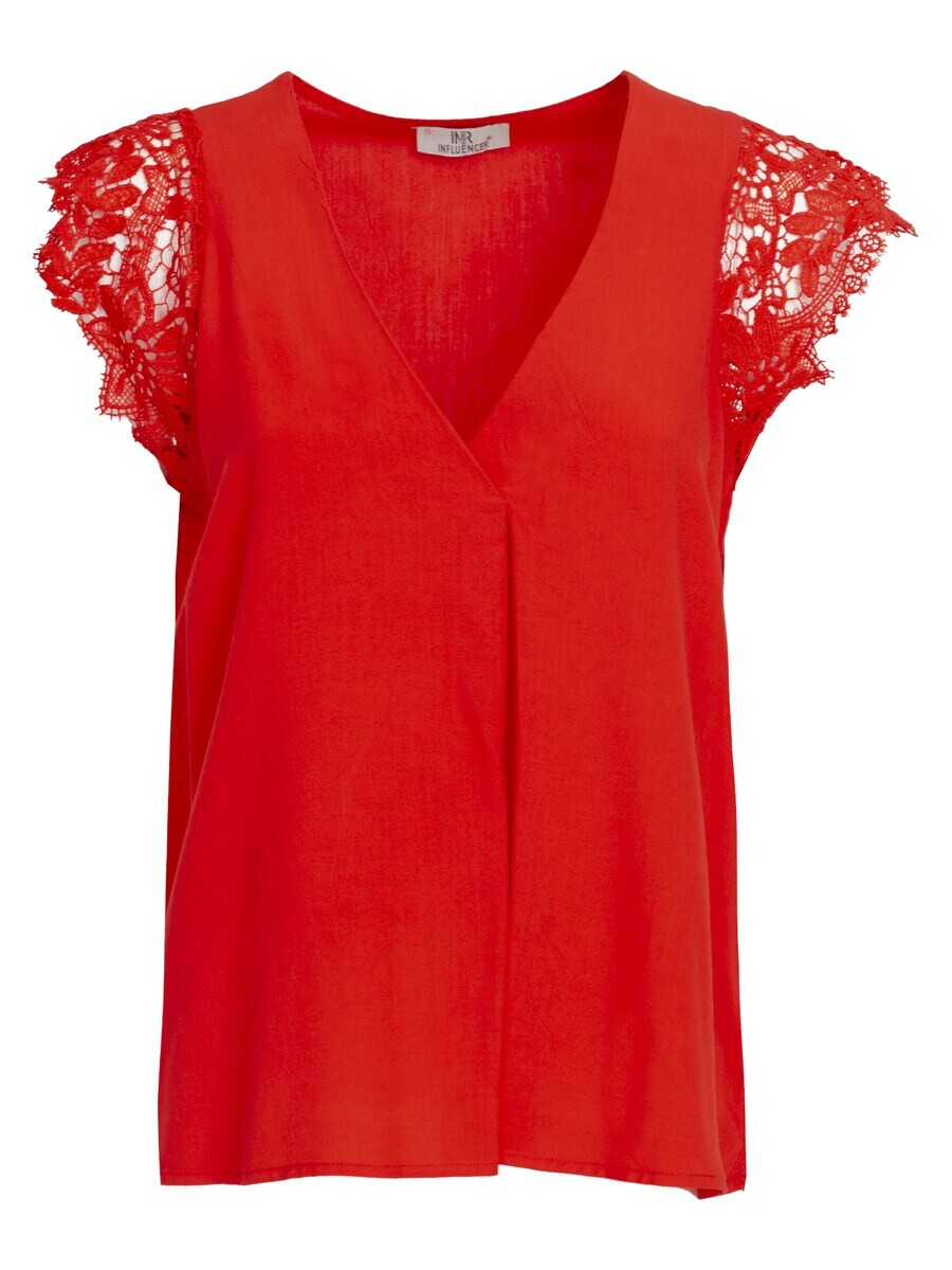 Блузка с коротким рукавом Influencer Blouse, красный 
Блузка с коротким рукавом Influencer Blouse, красный