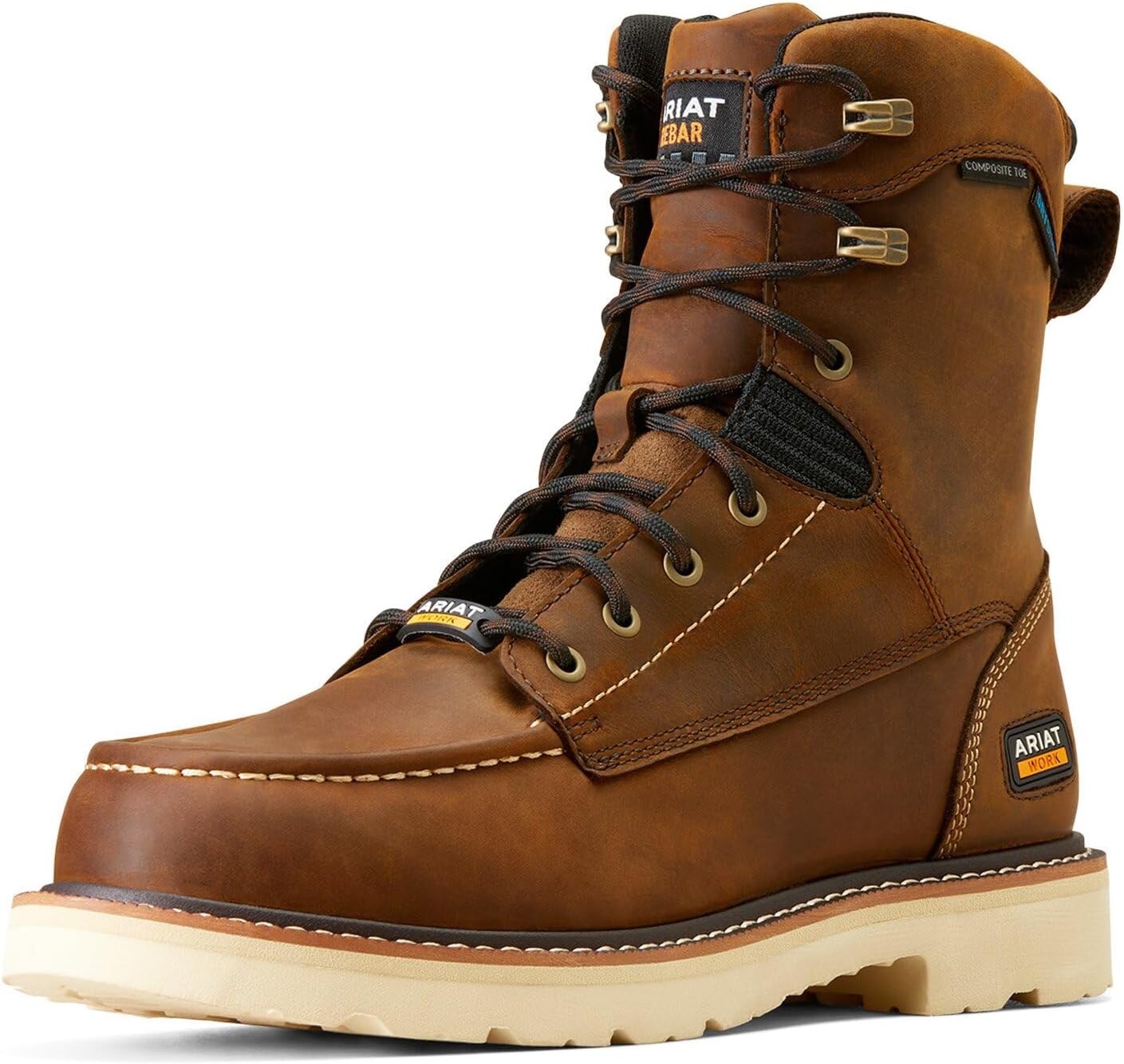 Рабочая обувь водонепроницаемая с композитным носком Rebar Lift 8" Waterproof Composite Toe Work Boots Ariat, цвет Distressed Brown
Рабочая обувь водонепроницаемая с композитным носком Rebar Lift 8" Waterproof Composite Toe Work Boots Ariat, цвет Distressed Brown