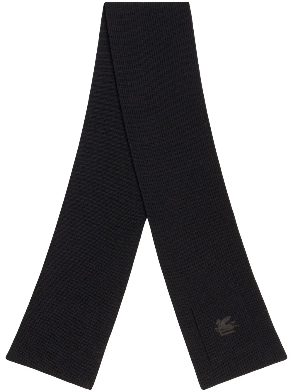 Шерстяной шарф тонкой вязки ETRO, черный
Шерстяной шарф тонкой вязки ETRO, черный