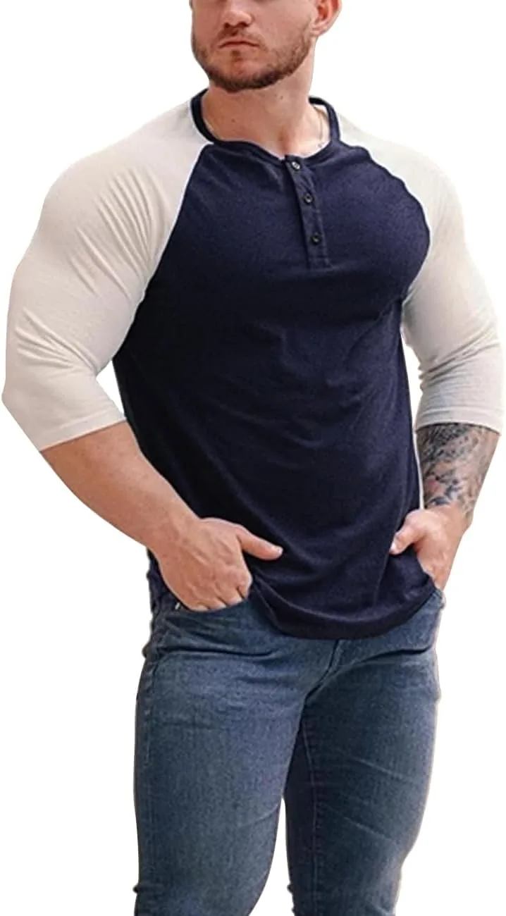 Мужская футболка GYMAPE с реглан рукавом 3/4
Мужская футболка GYMAPE с реглан рукавом 3/4