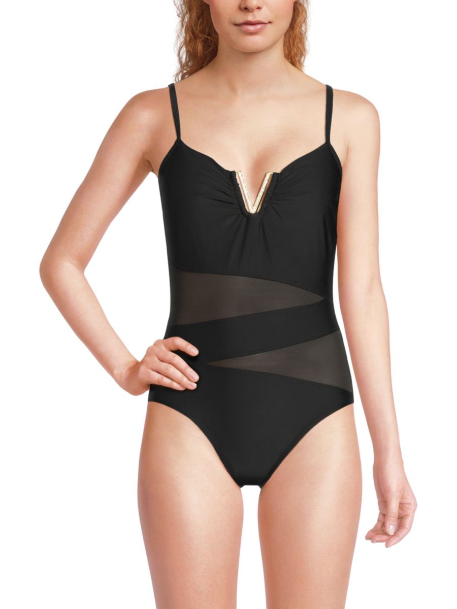 Слитный купальник Mio Mesh на одно плечо Beyond Control, черный
Слитный купальник Mio Mesh на одно плечо Beyond Control, черный