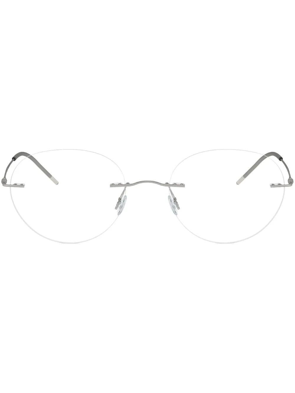 Очки в круглой безободковой оправе Giorgio Armani, серебристый
Очки в круглой безободковой оправе Giorgio Armani, серебристый