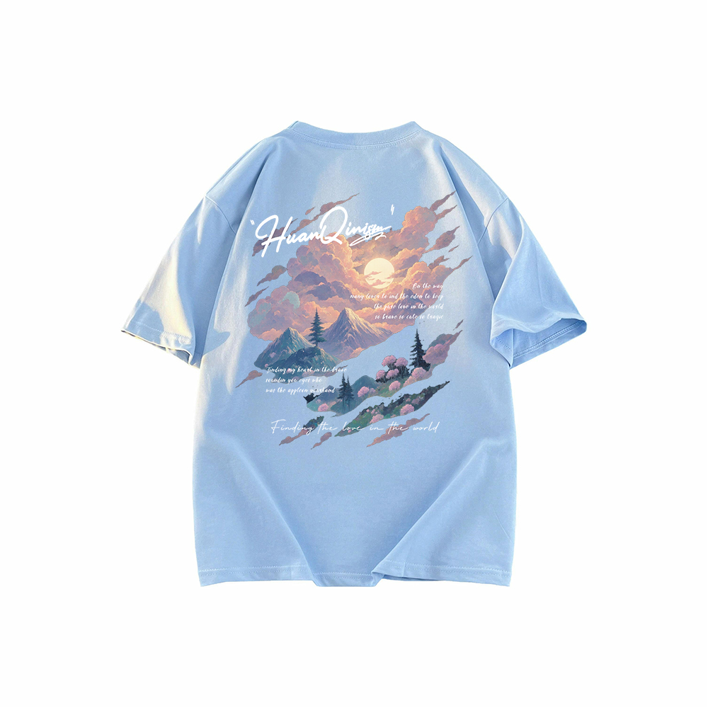 Футболка унисекс HUANQIU, синий
Футболка унисекс HUANQIU, синий