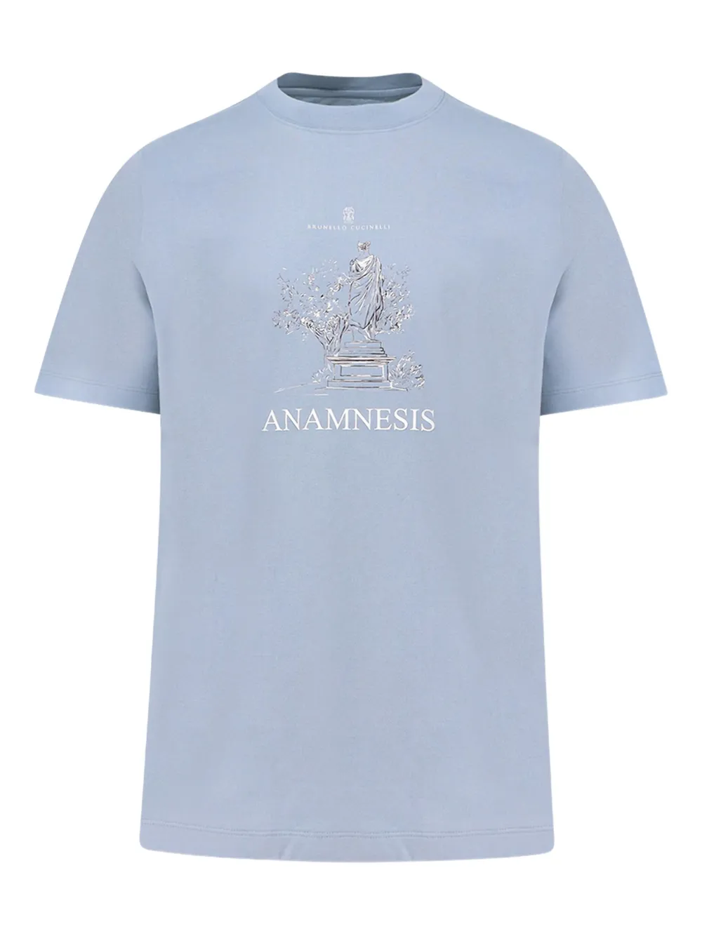Футболка с логотипом и круглым вырезом Brunello Cucinelli, синий
Футболка с логотипом и круглым вырезом Brunello Cucinelli, синий