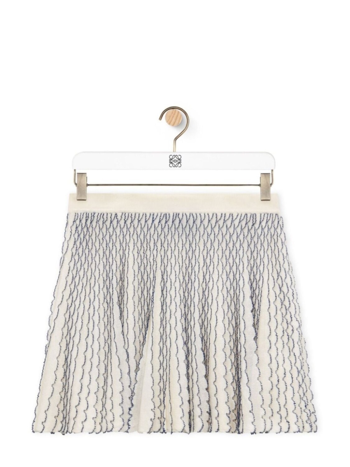 Мини-юбка из вискозы LOEWE, белый 
Мини-юбка из вискозы LOEWE, белый