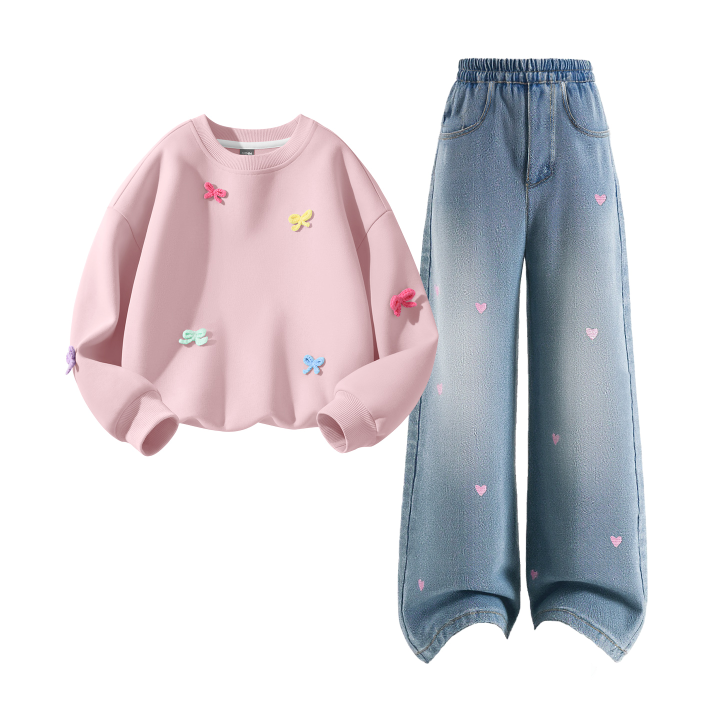 Детская повседневная спортивная одежда Disney, Solid Color Lotus Pink+Solid Color Sea Salt Blue
Детская повседневная спортивная одежда Disney, Solid Color Lotus Pink+Solid Color Sea Salt Blue