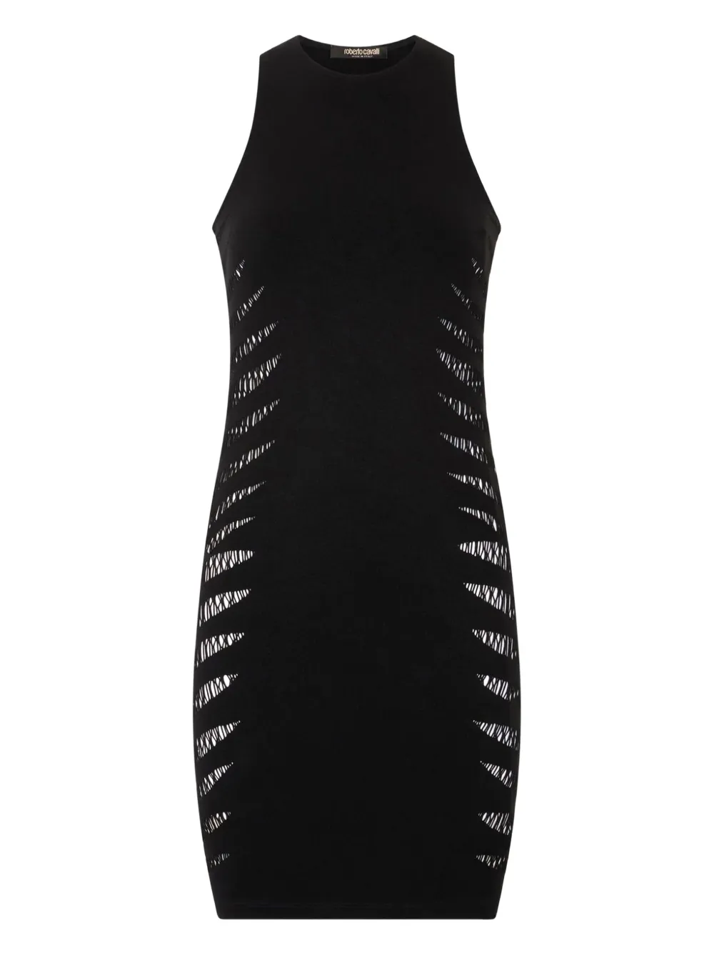 Платье мини с зебровым принтом Roberto Cavalli, черный
Платье мини с зебровым принтом Roberto Cavalli, черный