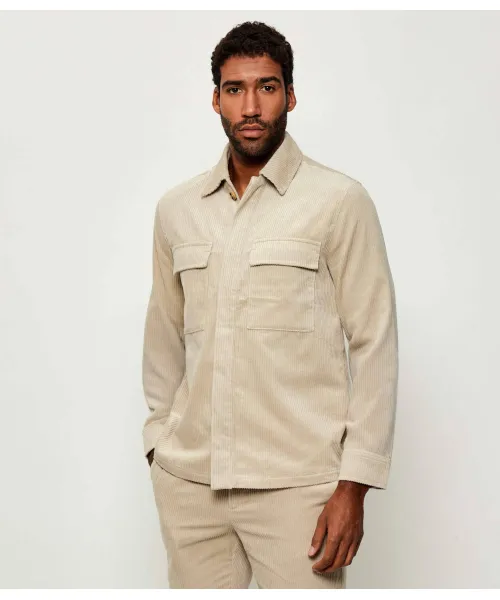 Вельветовая рубашка Эйден Modern fit Sand Copenhagen, бежевый 
Вельветовая рубашка Эйден Modern fit Sand Copenhagen, бежевый