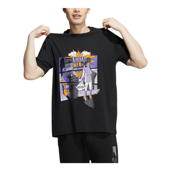 Футболка Men's adidas neo Cartoon Game Console Character Pattern Alphabet Round Neck Short Sleeve Black T-Shirt, черный
Футболка Men's adidas neo Cartoon Game Console Character Pattern Alphabet Round Neck Short Sleeve Black T-Shirt, черный