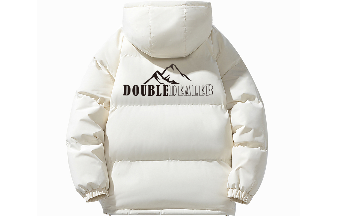 Double Dealer Пуховик Unisex, Ivory White (Buttoned Style)
Double Dealer Пуховик Unisex, Ivory White (Buttoned Style)