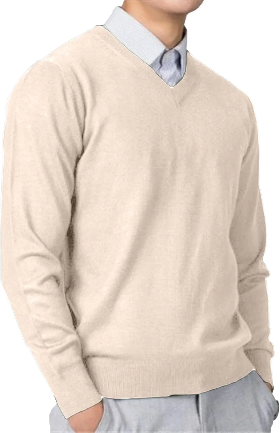 Мужской свитер V-образным вырезом из шерстяной смеси Casual Slim Fit DGHM-JLMY
Мужской свитер V-образным вырезом из шерстяной смеси Casual Slim Fit DGHM-JLMY