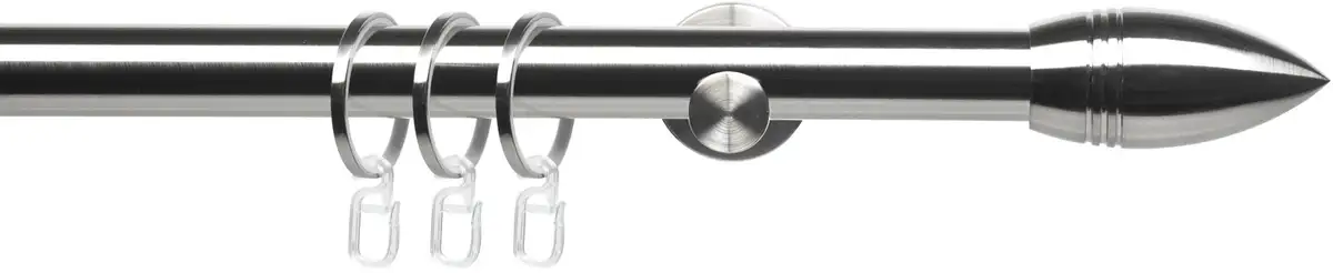 Карниз Liedeco "CELBULLE01SG1L", 1 направляющая фиксированного размера, 1 направляющая фиксированного размера Ø 25 мм 240 см, Ø 25 мм, цвет edelstahlfarben
Карниз Liedeco "CELBULLE01SG1L", 1 направляющая фиксированного размера, 1 направляющая фиксированного размера Ø 25 мм 240 см, Ø 25 мм, цвет edelstahlfarben