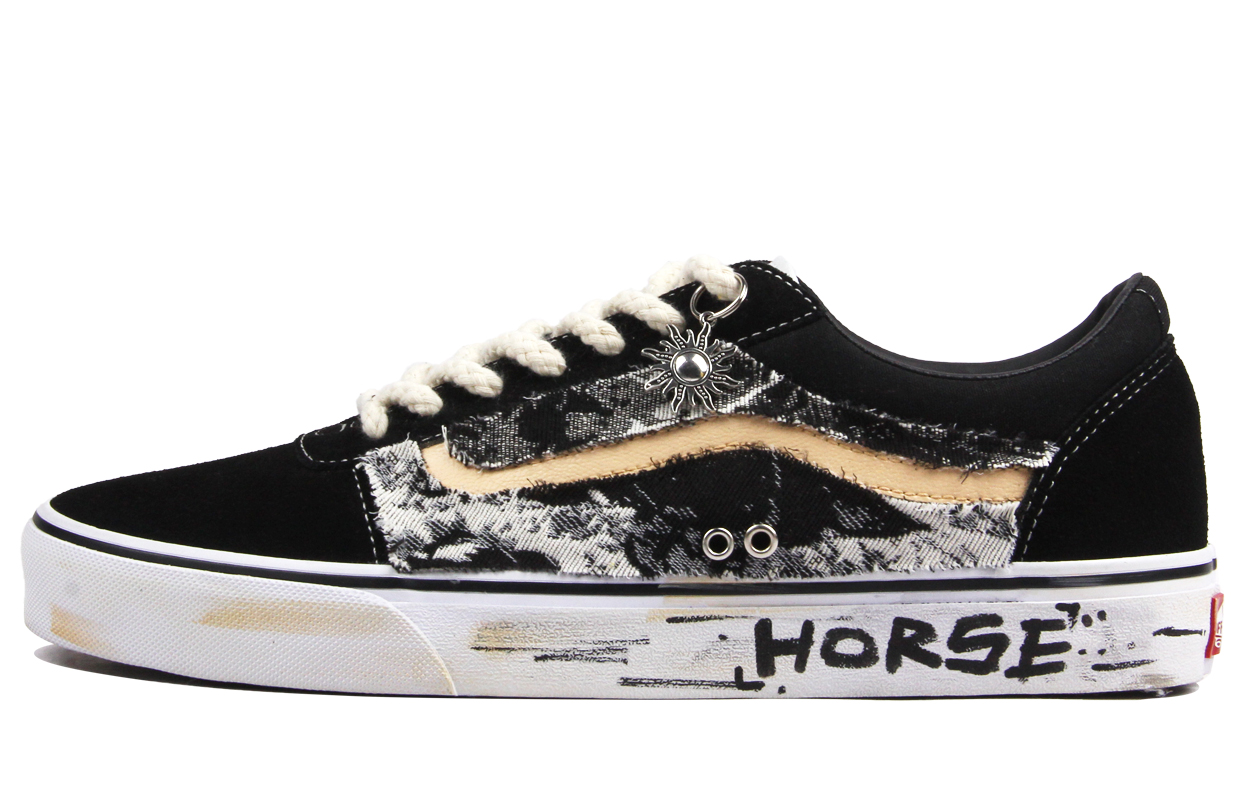 Ward Active Horse Step Auspicious Cloud CL Модные кроссовки для скейтбординга в уличном стиле, унисекс Vans, черный белый
Ward Active Horse Step Auspicious Cloud CL Модные кроссовки для скейтбординга в уличном стиле, унисекс Vans, черный белый