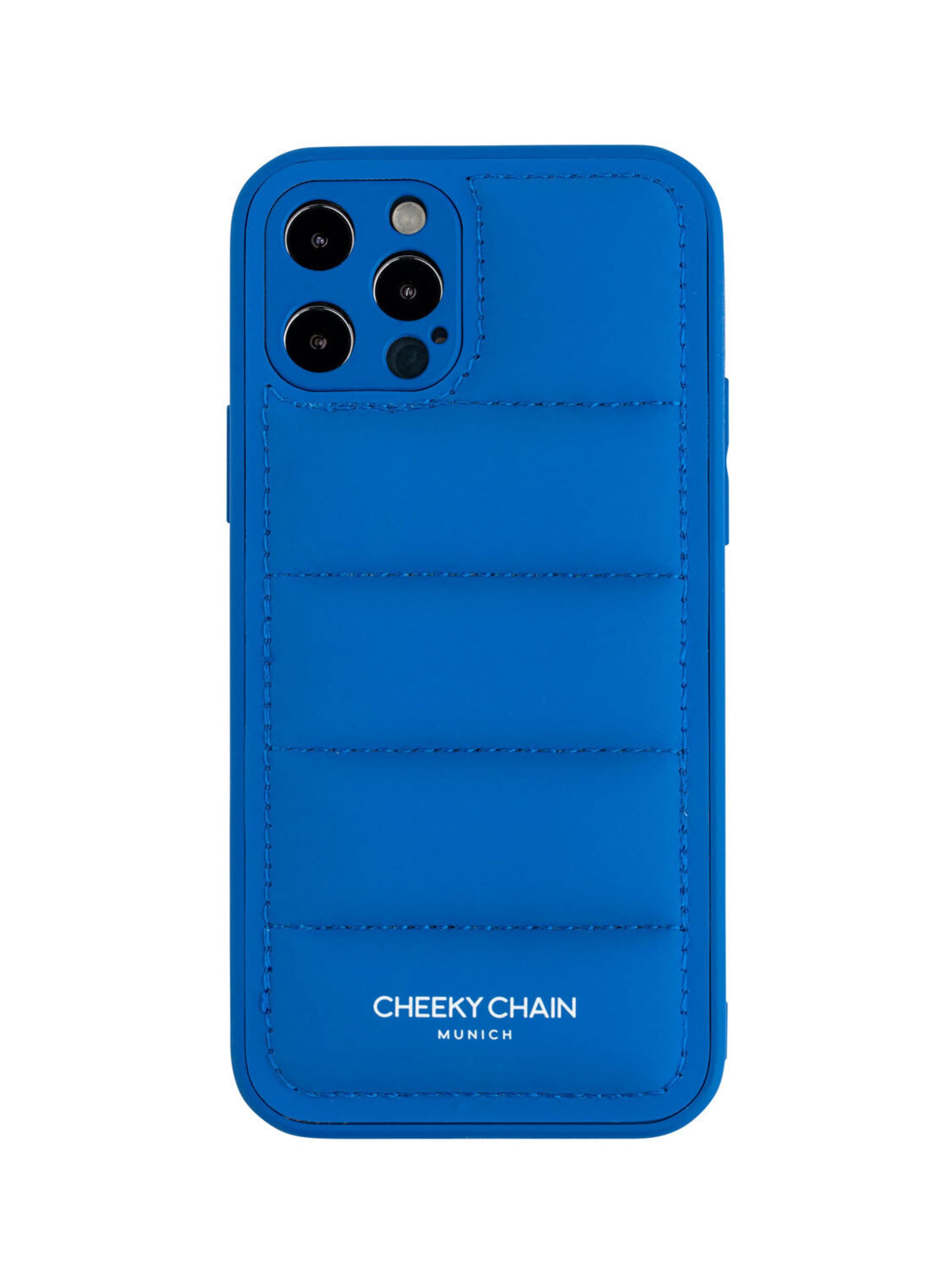 Cheeky Chain Munich Чехол для смартфона 'iPhone 13' в синем цвете
Cheeky Chain Munich Чехол для смартфона 'iPhone 13' в синем цвете
