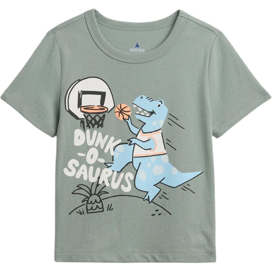 Футболка для детей с круглым вырезом GAP, зеленый
Футболка для детей с круглым вырезом GAP, зеленый