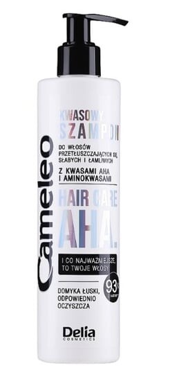 Кислотный шампунь для слабых и ломких волос, 250 мл Delia Cameleo Hair Care AHA, Delia Cosmetics
Кислотный шампунь для слабых и ломких волос, 250 мл Delia Cameleo Hair Care AHA, Delia Cosmetics