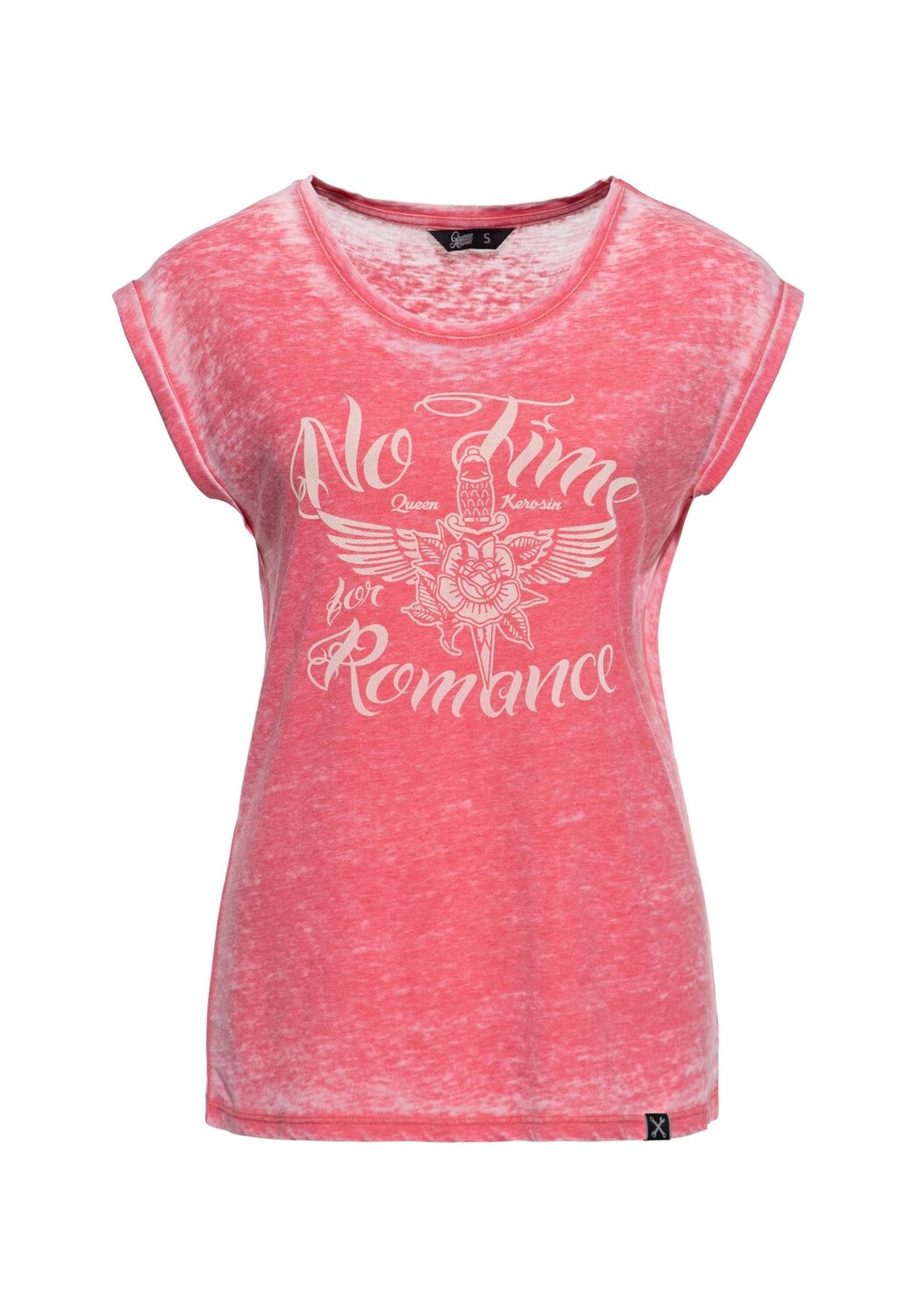 Рубашка с принтом Enzyme Wash No Time For Romance Queen Kerosin, красный
Рубашка с принтом Enzyme Wash No Time For Romance Queen Kerosin, красный