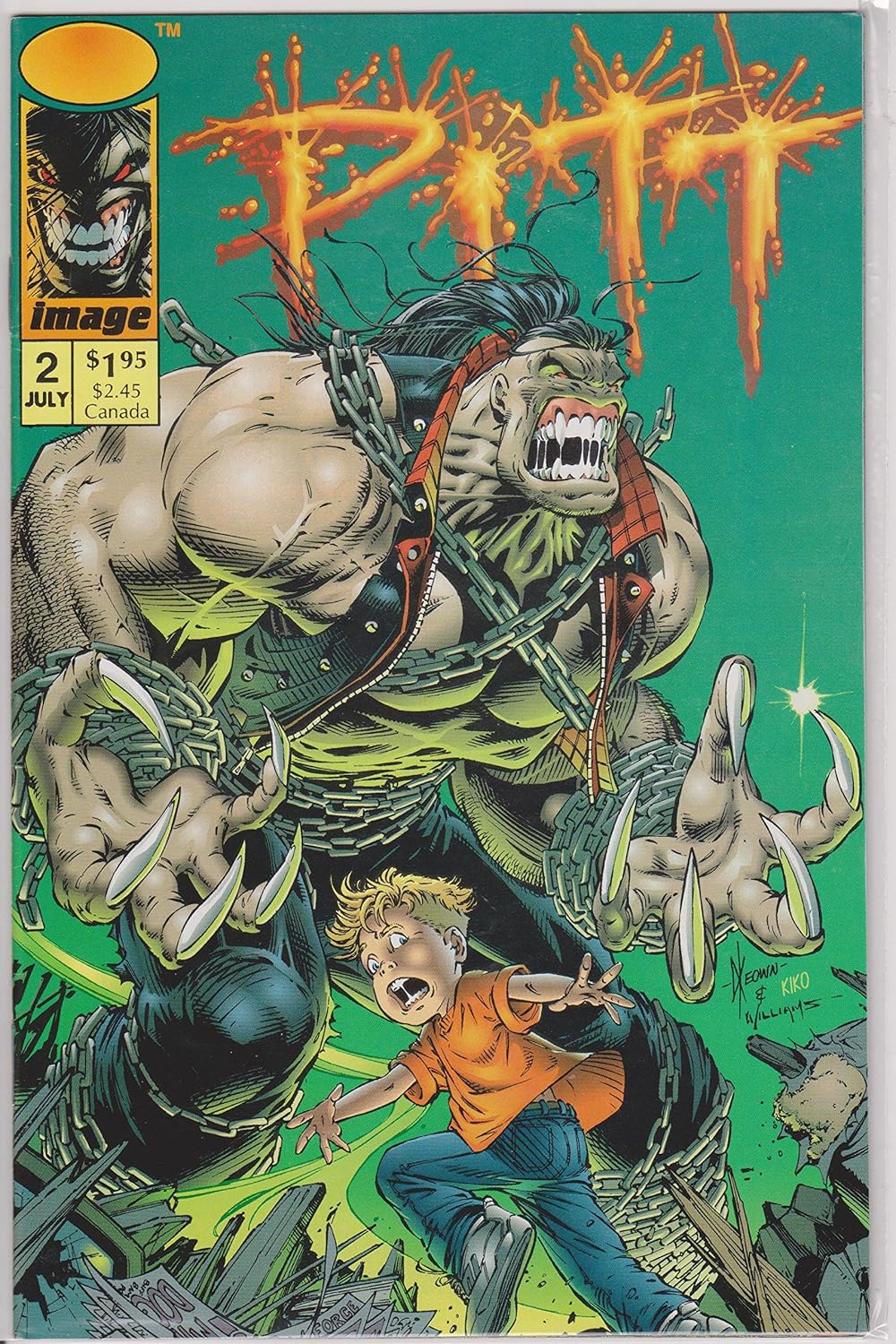 Pitt #2 July 2 1993 (Image Comics)
Pitt #2 July 2 1993 (Image Comics)