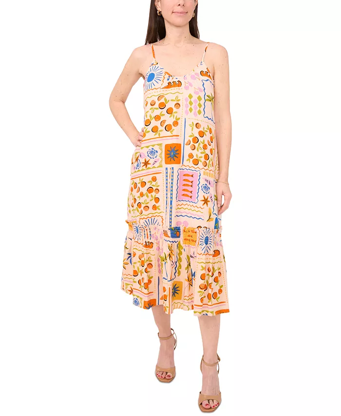 Маленькое платье миди с принтом и присборенным подолом Sam & Jess, фиолетовый
Маленькое платье миди с принтом и присборенным подолом Sam & Jess, фиолетовый